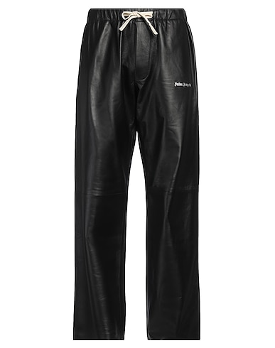 PALM ANGELS Casual trouser Black 100% Lambskin