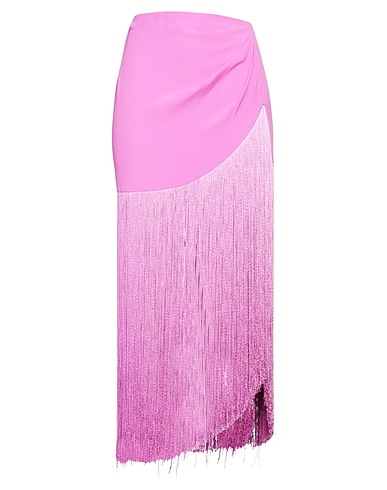 SIMONA CORSELLINI Maxi Skirts Purple 83% Acetate, 17% Silk
