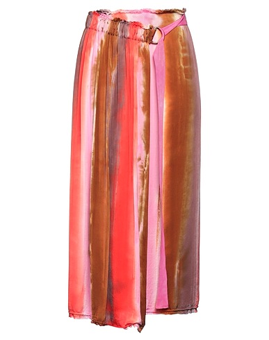 RAQUEL ALLEGRA Midi-Rock Rosa 100% Rayon
