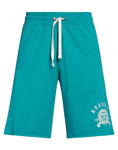 RUSSELL ATHLETIC Shorts & Bermuda Turquoise 55% Cotton, 45% Polyester