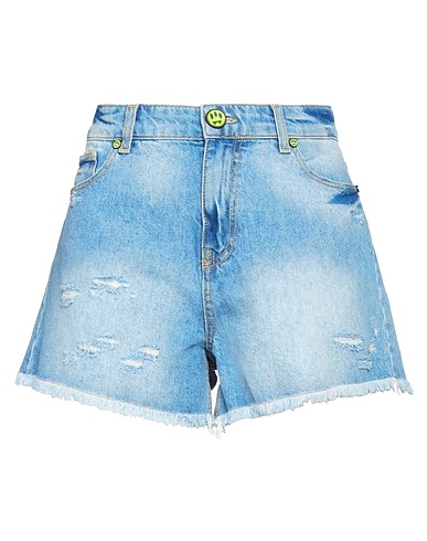 BARROW Denim shorts Blue 100% Cotton