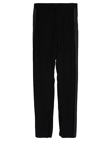 ANN DEMEULEMEESTER Casual trouser Black 57% Acetate, 43% Viscose