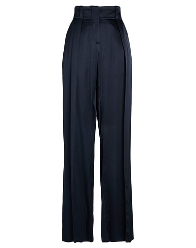 FERRAGAMO Casual trouser Midnight blue 64% Silk, 36% Viscose