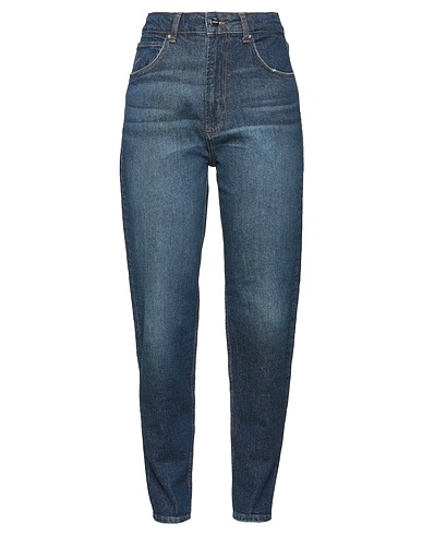 ANINE BING Denim trousers Blue 99% Cotton, 1% Elastane