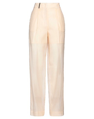 PESERICO Pantalone Beige 67% Cotone, 33% Seta