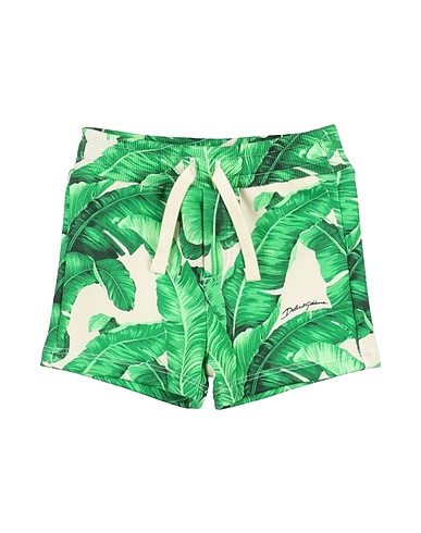 DOLCE&GABBANA Shorts & Bermudas Off white 100% Baumwolle, Elastan