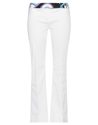 PUCCI Denim pants White 97% Cotton, 3% Elastane