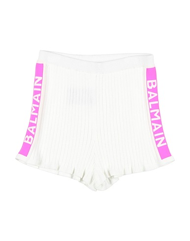 BALMAIN Shorts & Bermuda Bianco 70% Viscosa, 30% Poliestere, Poliammide