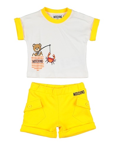 MOSCHINO BABY Baby co-ord  Yellow 100% Cotton, Elastane