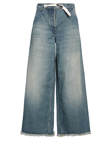 8 MONCLER PALM ANGELS Jambe droite Bleu 100% Coton