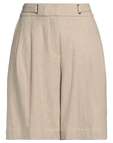 REMAIN BIRGER CHRISTENSEN Shorts & Bermuda Sand 80% Linen, 20% Cotton