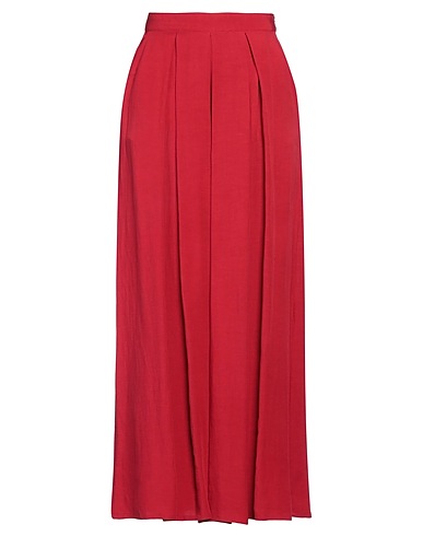 CAMICETTASNOB Casual pants Red 64% Viscose, 36% Linen