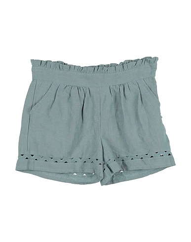 TARTINE ET CHOCOLAT Shorts & Bermudas Salbeigrün 100% Leinen