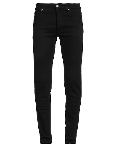 JOHN RICHMOND Denim pants Black 98% Cotton, 2% Elastane