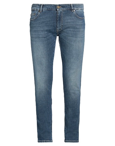 PT Torino Denim trousers Blue 99% Cotton, 1% Elastane