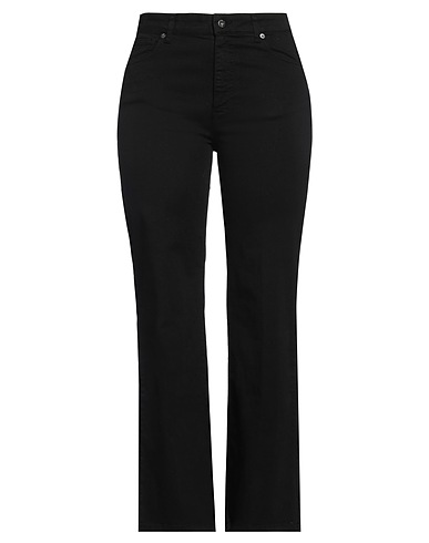 SOLOTRE Casual trouser Black 98% Cotton, 2% Elastane