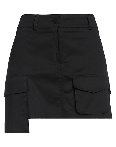 ACTUALEE Minigonna Nero 98% Cotone, 2% Elastan