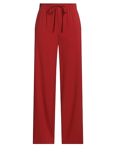 OTTOD'AME Casual pants Brick 68% Polyester, 28% Viscose, 4% Elastane