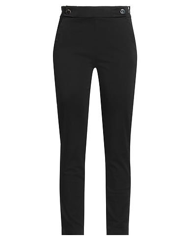 LIU •JO Casual trouser Black 96% Cotton, 4% Elastane