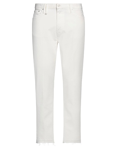 CYCLE Denim pants White 98% Cotton, 2% Elastane