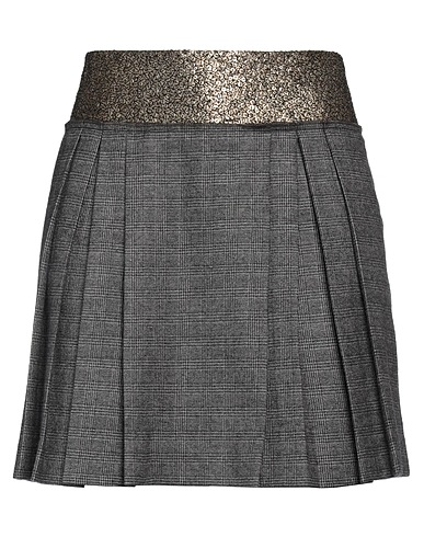 PHILOSOPHY di ALBERTA FERRETTI Mini skirt Grey 52% Polyester, 46% Wool, 2% Other Fibres