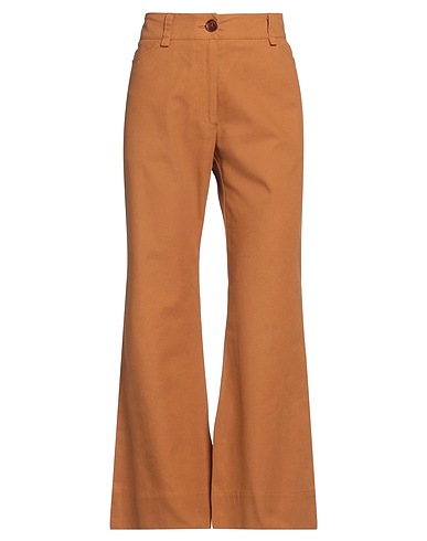 PDR PHISIQUE DU ROLE Pantalone Cammello 62% Cotone, 38% Lino