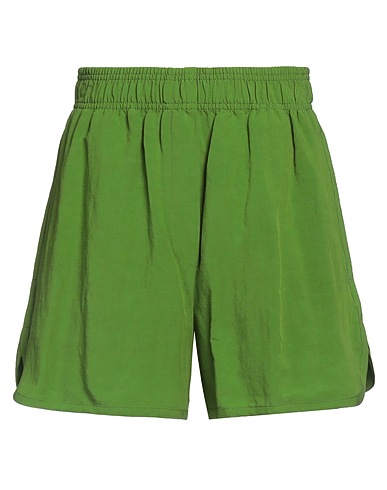 8PM Shorts & Bermuda Verde militare 60% Viscosa, 40% Lino