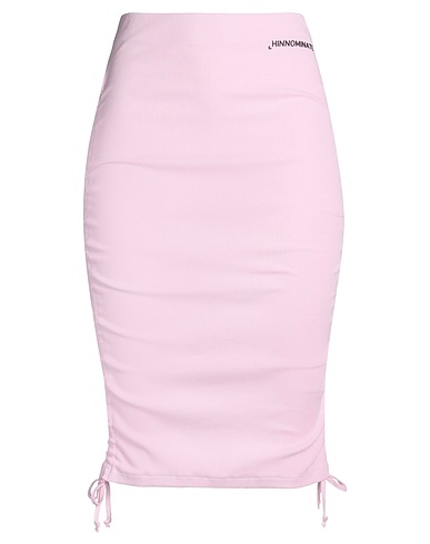 HINNOMINATE Midi skirt Pink 97% Cotton, 3% Elastane