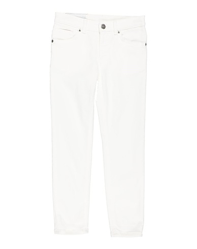 DONDUP Pantalone Bianco 92% Cotone, 6% Elastomultiestere, 2% Elastan