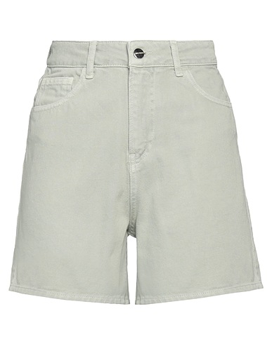 HINNOMINATE Denim shorts Sage green 100% Cotton