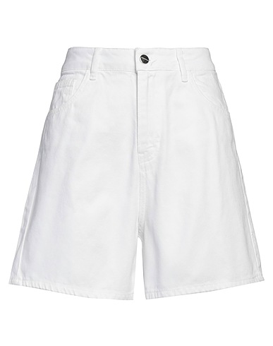HINNOMINATE Shorts jeans Bianco 100% Cotone