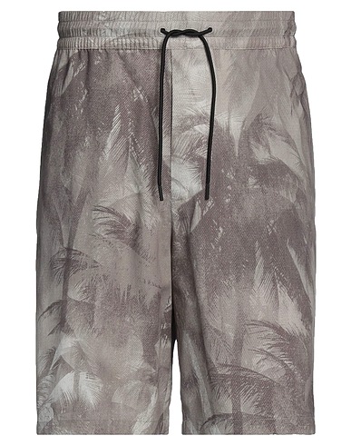EMPORIO ARMANI Shorts & Bermuda Grey 56% Lyocell, 44% Cotton