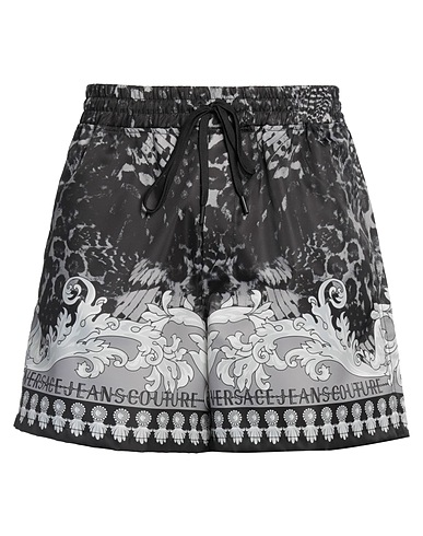 VERSACE JEANS COUTURE Shorts & Bermuda Black 100% Polyester