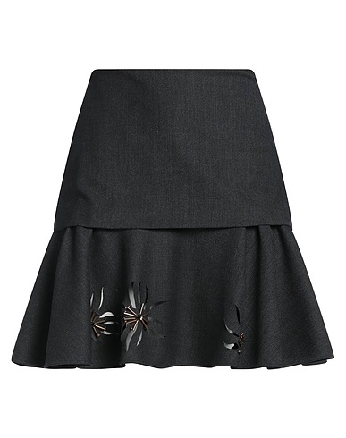 PHILOSOPHY di LORENZO SERAFINI Mini skirt Charcoal 97% Virgin Wool, 3% Other Fibres