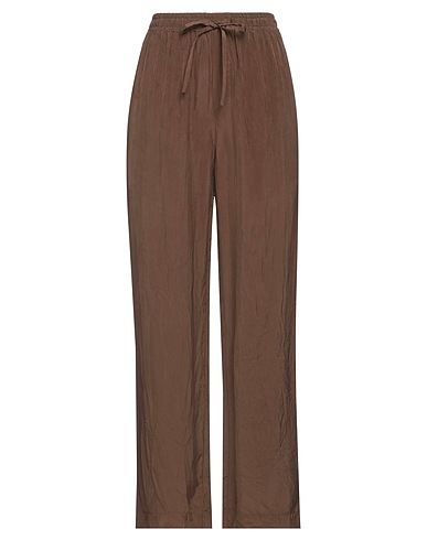 RÓHE Casual trouser Brown 100% Viscose