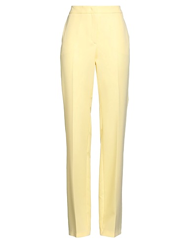 BLUGIRL Casual trouser GIALLO PASTELLO 89% Polyester, 11% Elastane