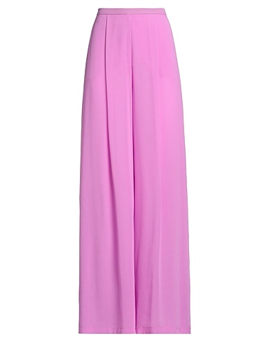 SIMONA CORSELLINI Casual trouser Mauve 100% Polyester