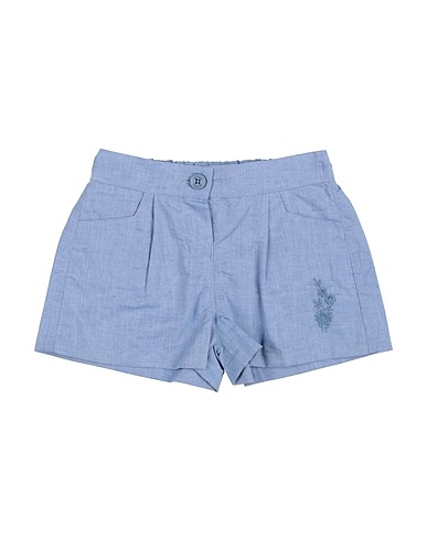 ETRO Shorts & Bermuda BLU CHIARO 63% Cotone, 37% Lino, Viscosa