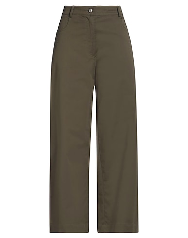 8PM Casual trouser VERDE MILITARE 98% Cotton, 2% Elastane