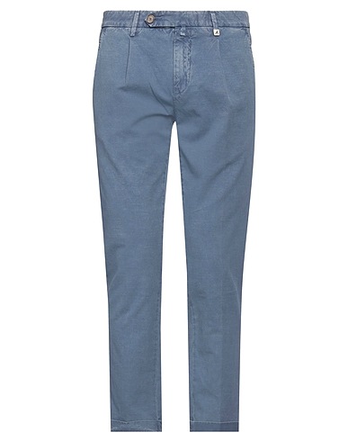 MYTHS Casual trouser Slate blue 54% Cotton, 44% Linen, 2% Elastane