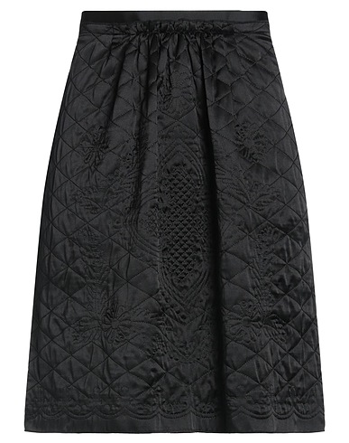 PHILOSOPHY di ALBERTA FERRETTI ミディ丈スカート ブラック シルク 100%