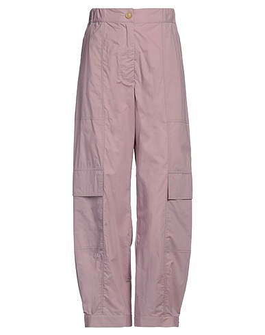 ERIKA CAVALLINI Casual trouser Lilac 100% Cotton