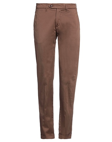 0/ZERO CONSTRUCTION Hosen Braun 97% Baumwolle, 3% Elastan