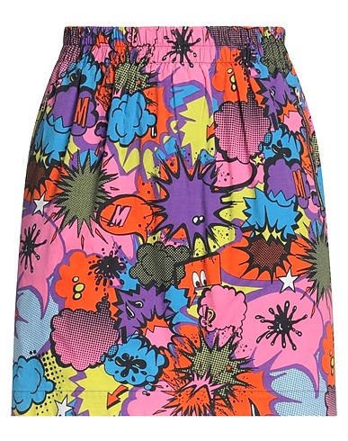 M MISSONI Mini skirt Pink 96% Cotton, 4% Elastane
