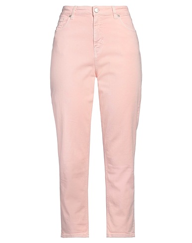 PT Torino Denim trousers Light pink 92% Cotton, 6% Elastomultiester, 2% Elastane
