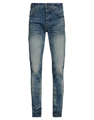 AMIRI Denim trousers Blue 92% Cotton, 6% Elastomultiester, 2% Elastane