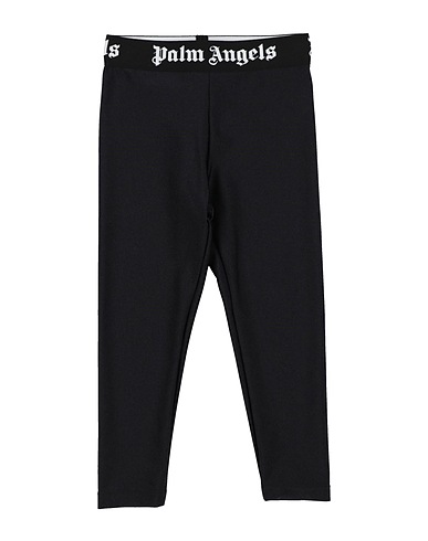 PALM ANGELS Leggings Nero 80% Poliestere, 20% Elastan, Poliammide