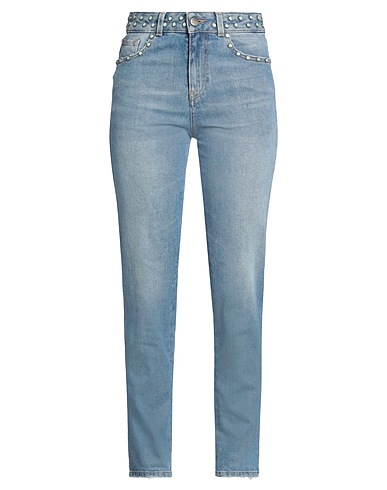 PT Torino Denim trousers Blue 99% Cotton, 1% Elastane