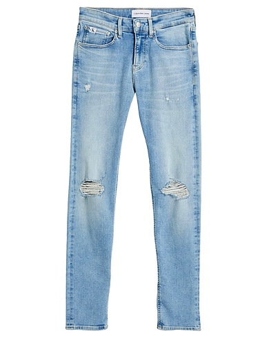 CALVIN KLEIN JEANS Jeans Blau 94% Baumwolle, 4% Elastomultiester, 2% Elastan