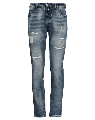 RICHMOND X Pantaloni jeans Blu 99% Cotone, 1% Elastan